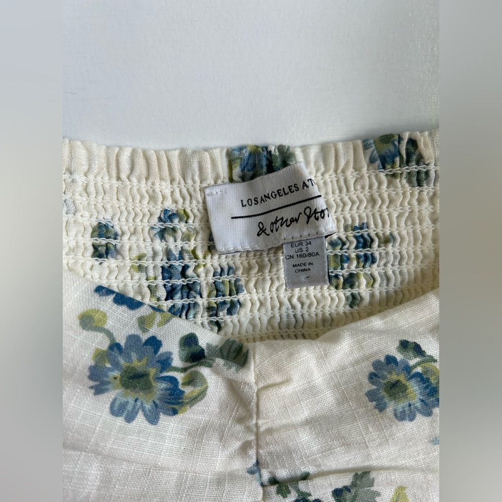 & Other Stories Linen like floral maxi dress - Picture 3 of 8